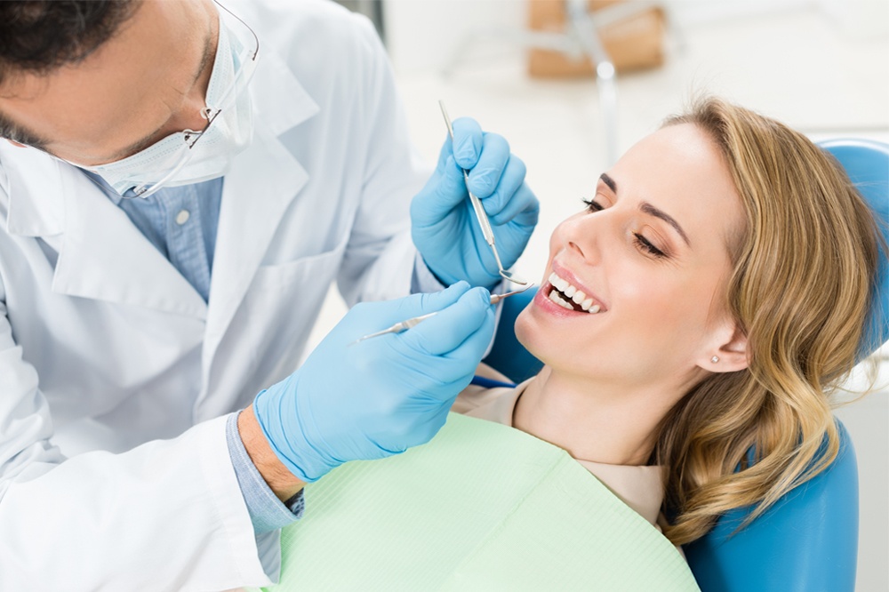 doctor treating dental abscesses